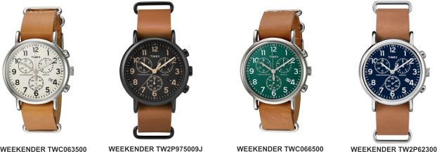 Timex Weekender Versions A